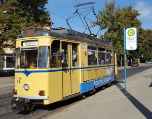 Die Woltersdorfer Straßenbahn bringt Sie zur Schleuse oder zum S-Bahnhof Rahnsdorf. Woltersdorf liegt im Tarifbereich C. - Bild 14: Ferienwohnung Bandow in Woltersdorf an der Schleuse