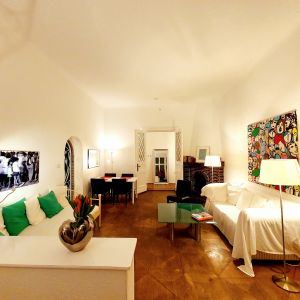 Wohnzimmer Berliner Salon Living Room - Bild 30: Große Ferienwohnung 2 Schlafzimmer Nähe Kurfuerstendamm KaDeWe